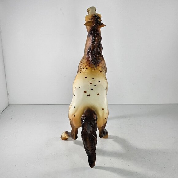 Breyer Horse Rawhide Wild Appaloosa Mustang Semi Rearing Stallion #702495 Signed - Picture 4 of 16